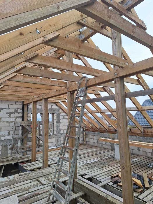 Кровельщики Покрівельні роботи Київ область Ремонт покрівлі крыши даху