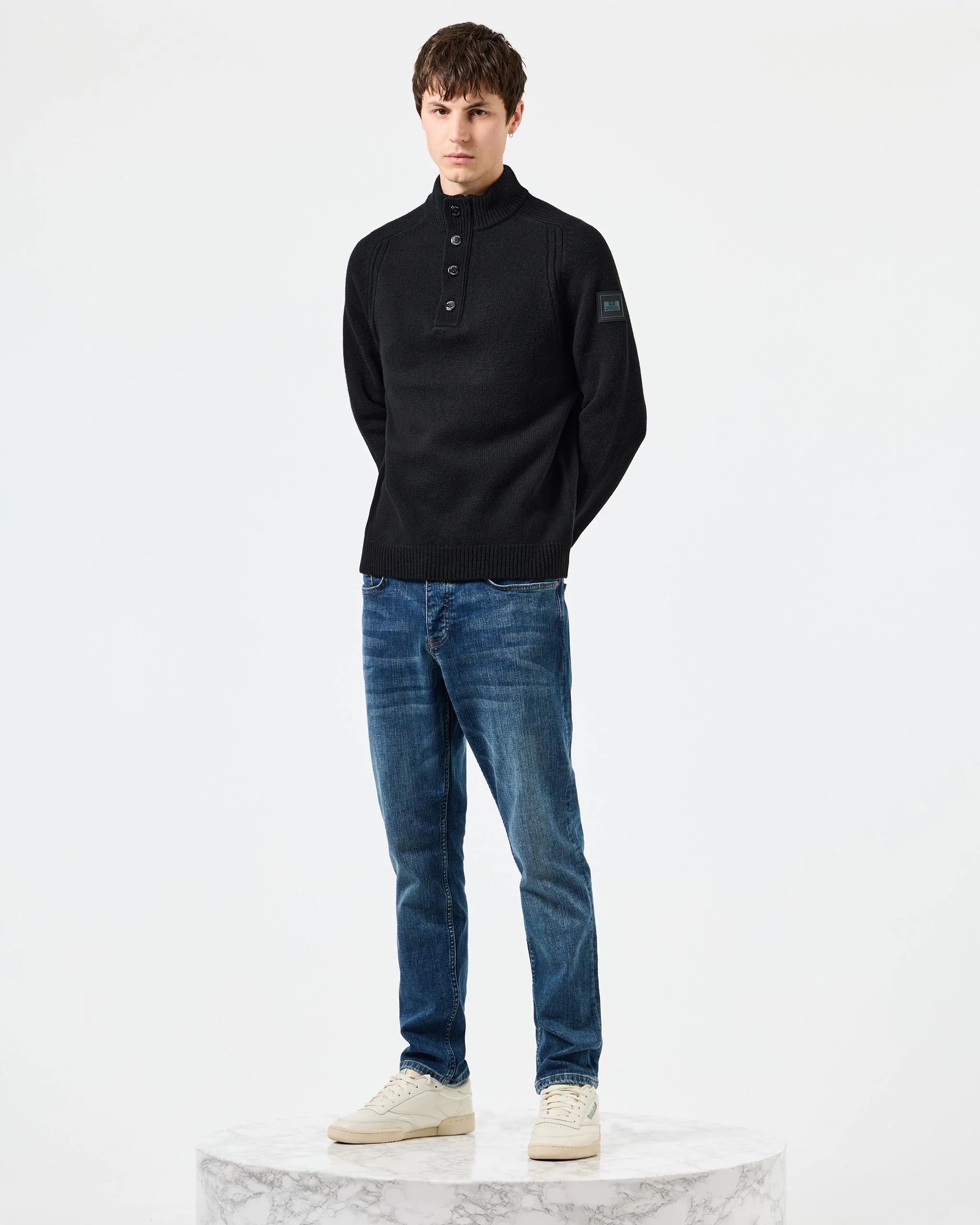 Weekend offender свитер мужской шерстяной чёрный XXL