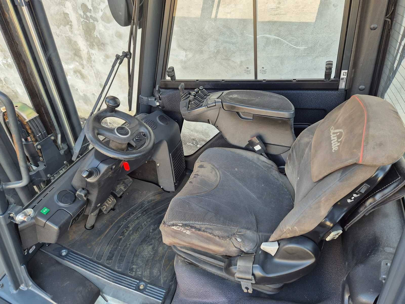 Linde H35 2017r . TRIPLEX z wolnym skokiem , 4 sekcje , wózek widłowy