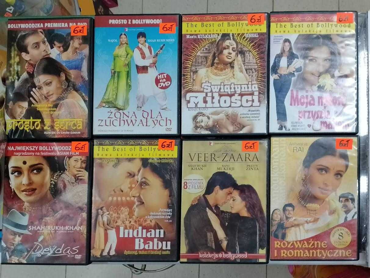 Tanie filmy - płyty CD DVD Bollywood i nie tylko SUPER CENA