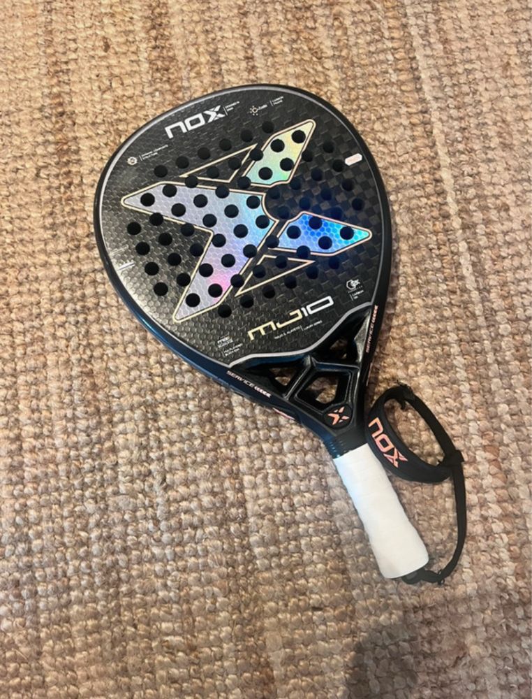 Raquete padel nox mj10 laranja
