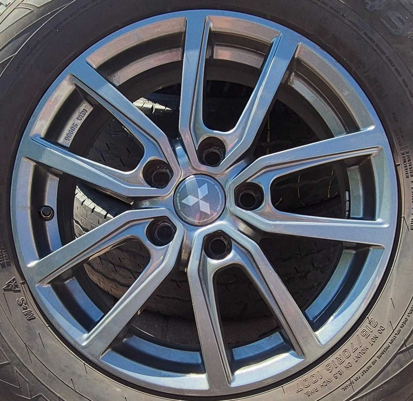 Oryginalne Felgi Aluminiowe Mitsubishi 16" 5X114.3 ET40 IDEALNE !