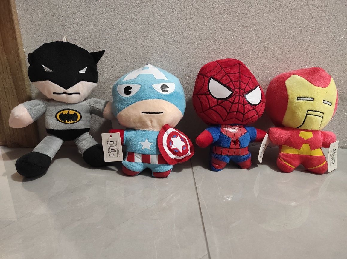 Maskotka bathman, kapitan Ameryka, Spiderman, iron Man