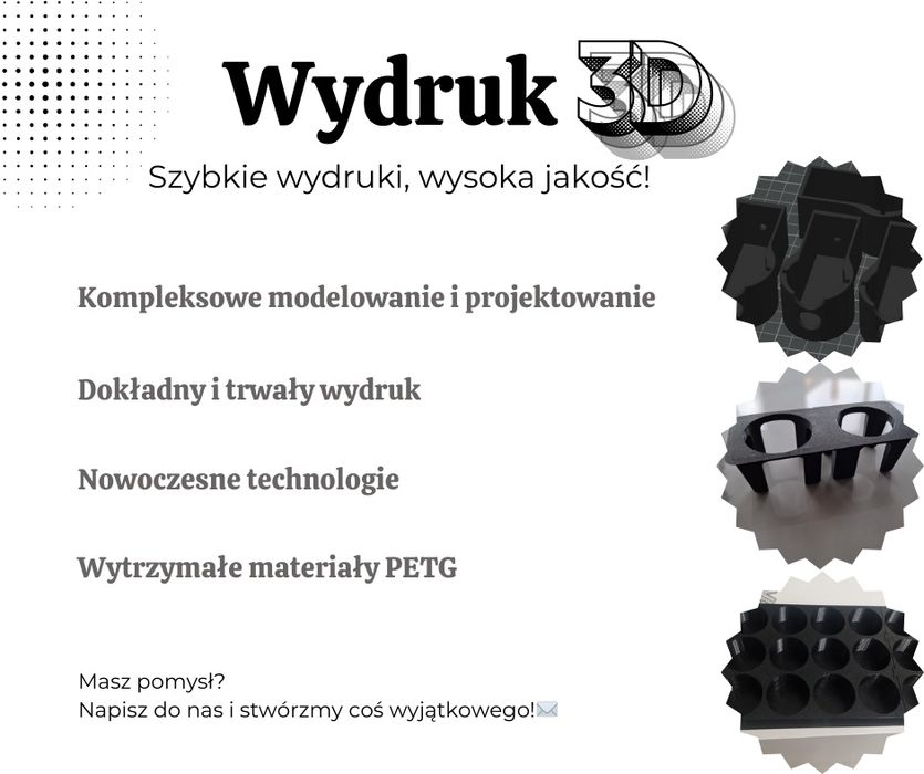 Wydruk 3D na zamówienie