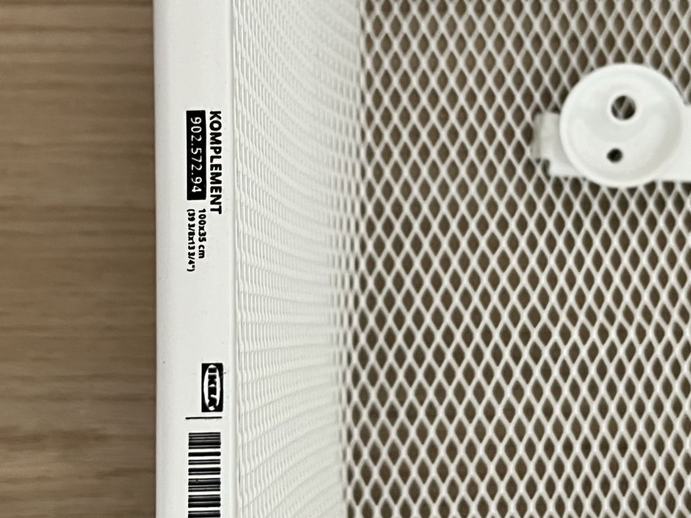 Calceiro e cesto de rede Ikea Komplement