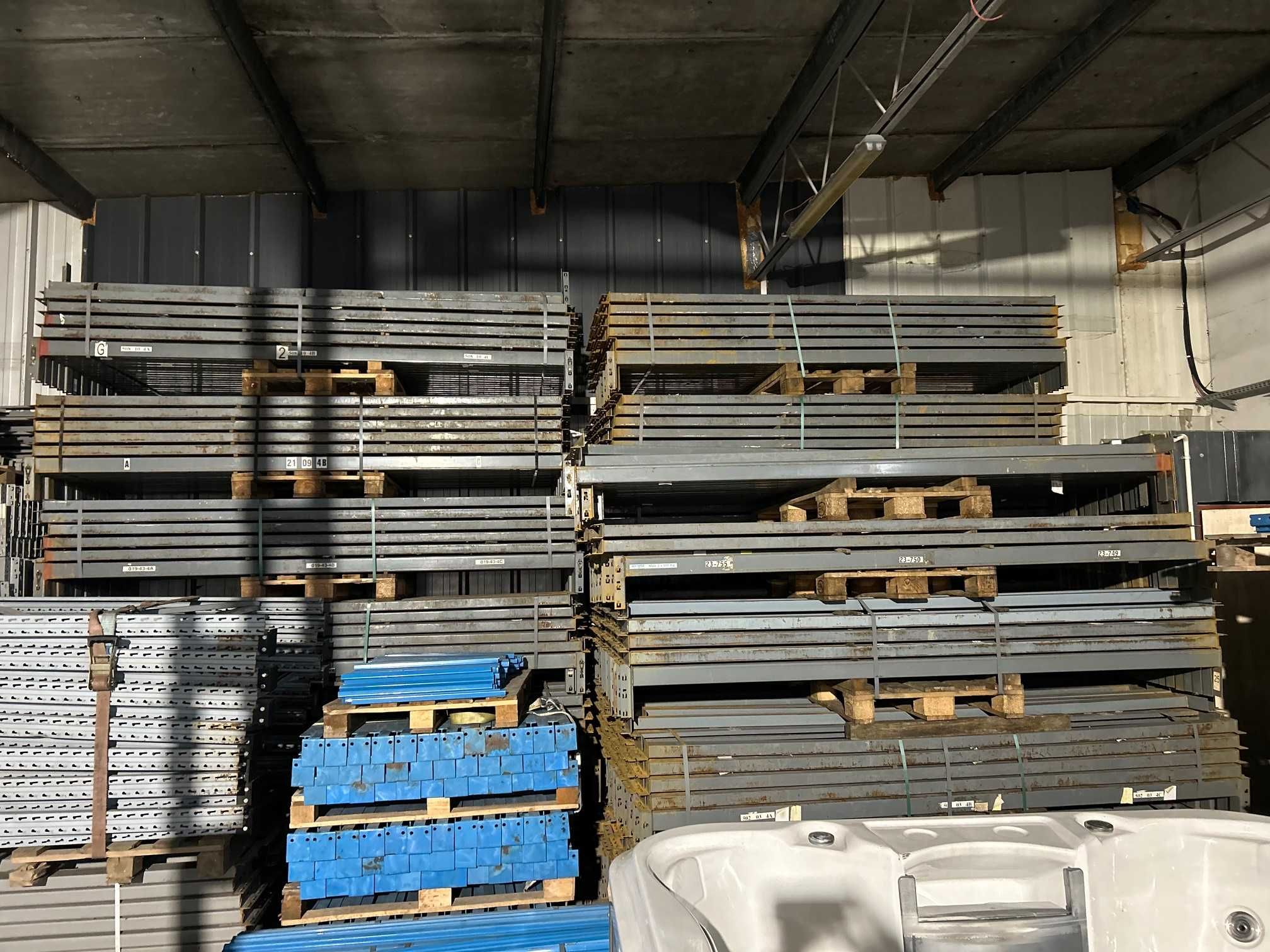 Regały magazynowe paletowe przemysłowe dexion magazyn hala H600cm hurt
