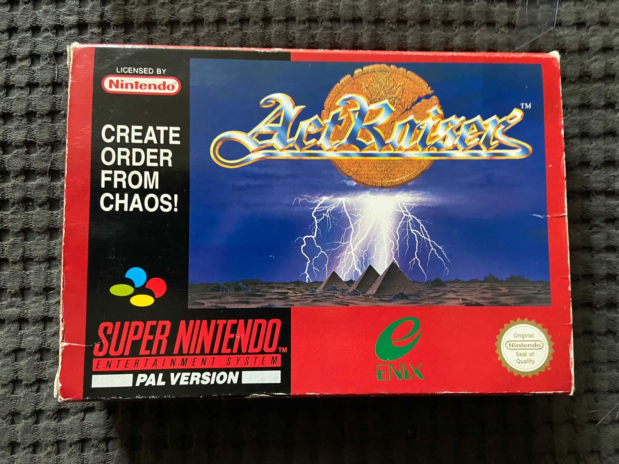 ActRaiser SNES wersja PAL EN CIB