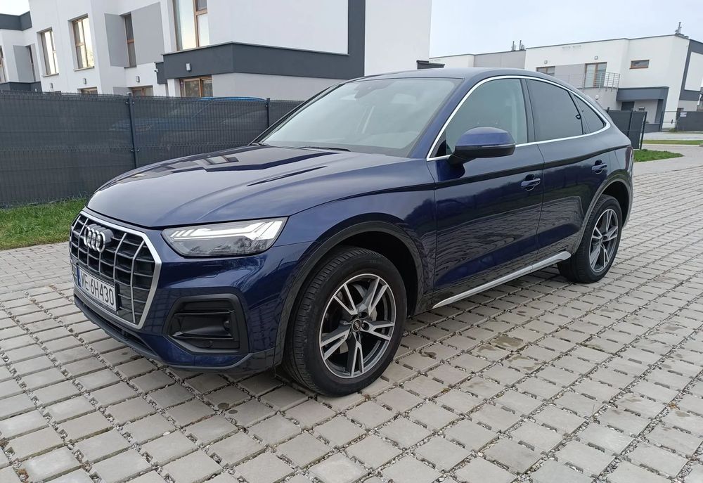 Audi Q5 Sportback Coupe, Matrix, Salon Polska, 1 właściciel, ASO, Gwrancja, Vat 23%