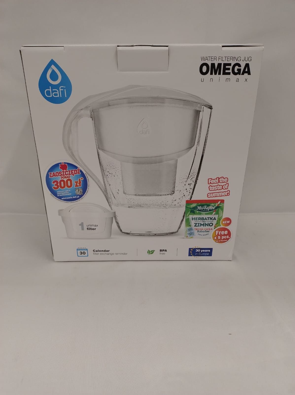 Dzbanek filtrujący Dafi Omega Unimax 4 l