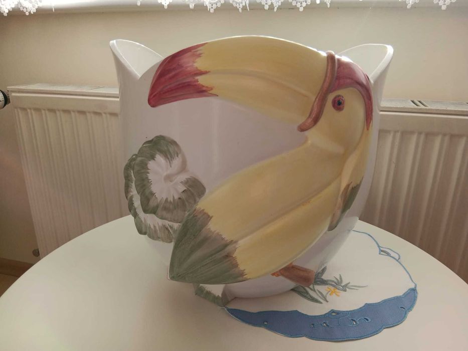 Donica porcelanowa ze wzorem