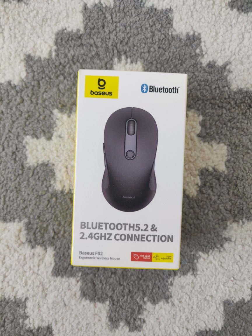 Мишка Baseus F02 Ergonomic Mouse Black