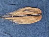 Topper z naturalnych włosów brazylijskich jasny blond