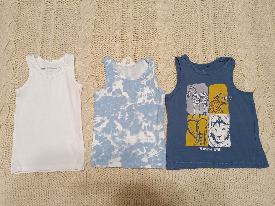 98/104 zestaw na lato krótkie spodenki paczka paka H&M C&A dżungla zwi