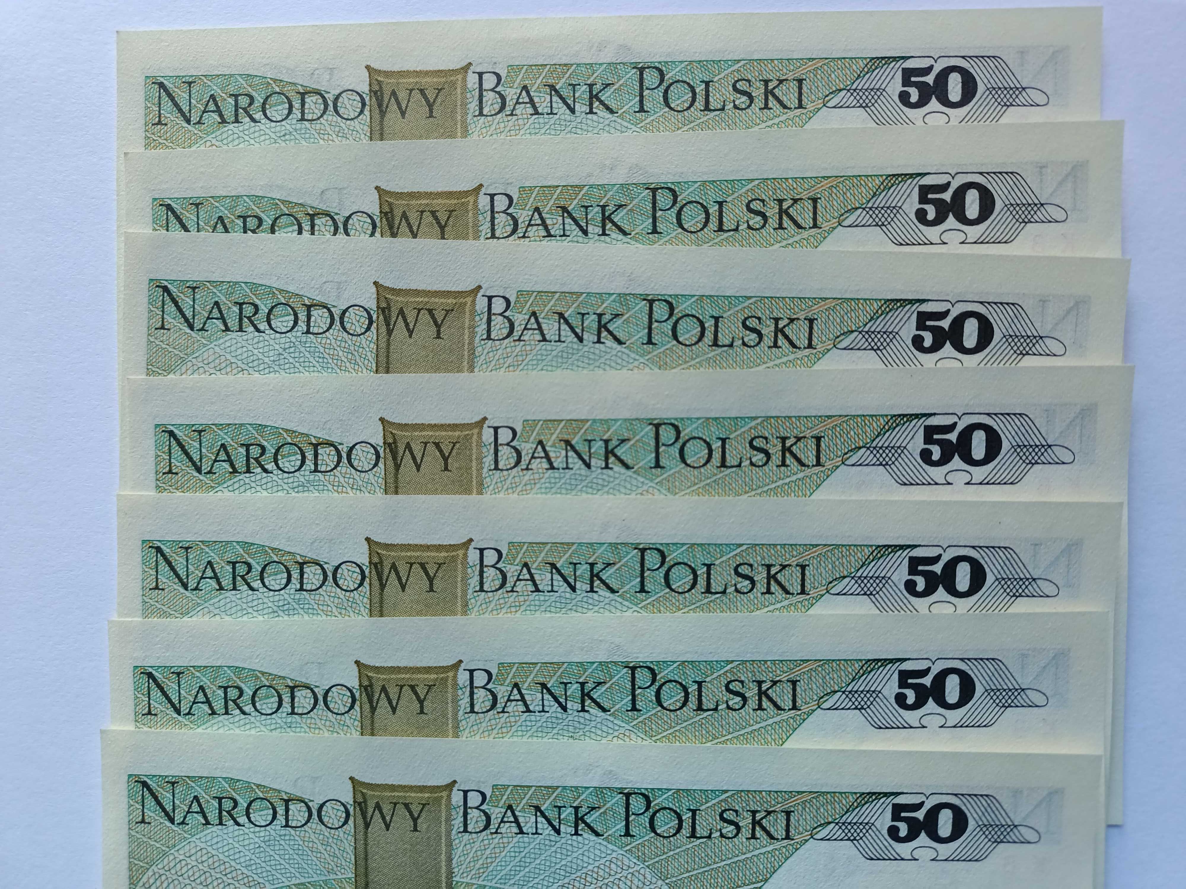 50 Złotych 1988 KB , Karol Świerczewski , stan UNC Bankowy