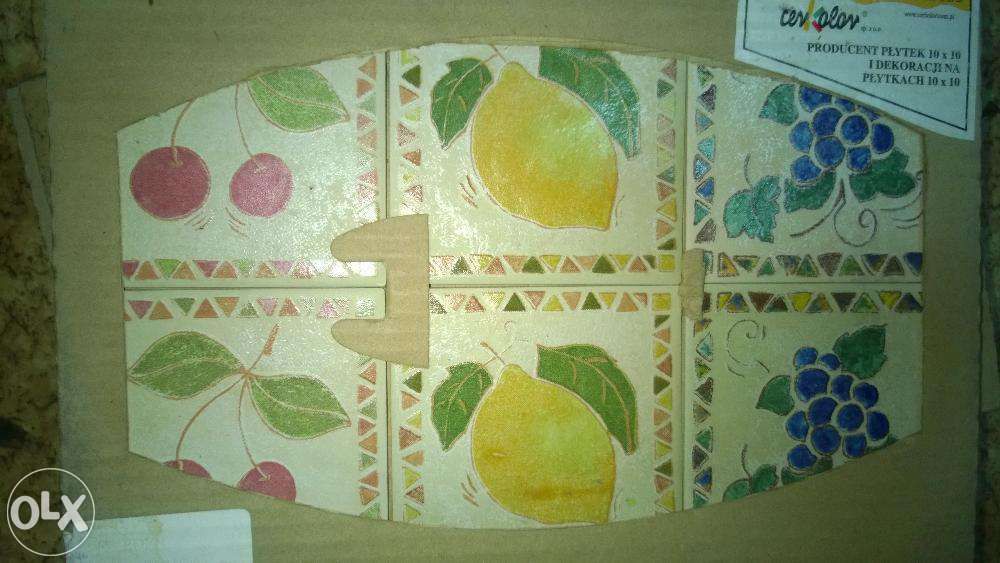 Płytki dekoracyjne dekor firmy CERKOLOR NOWE 9,8 x 9,8 cm 10x10 Mława