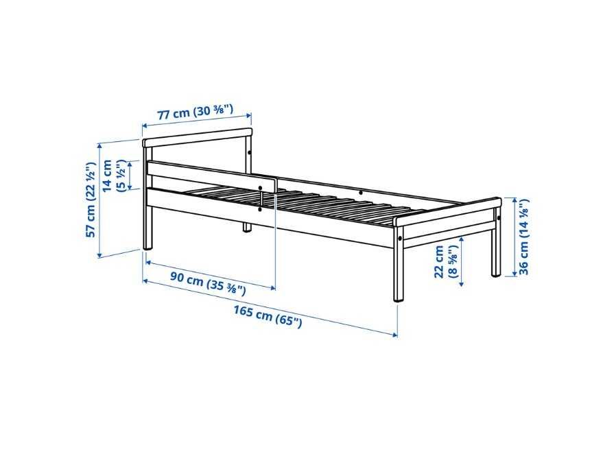 Cama de criança IKEA SNIGLAR com colchão