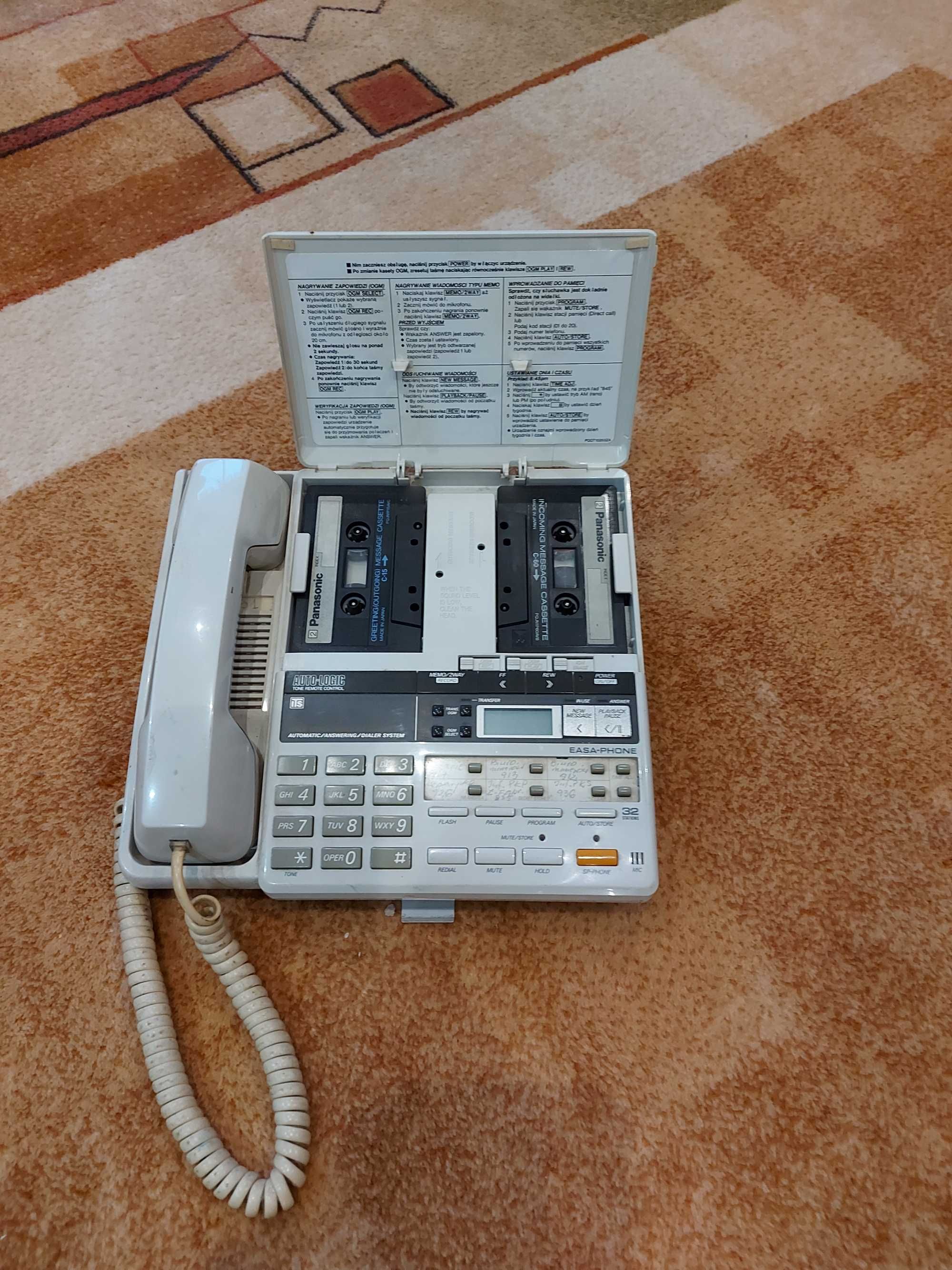 Telefon stacjonarny Pansonic z  sekretarką