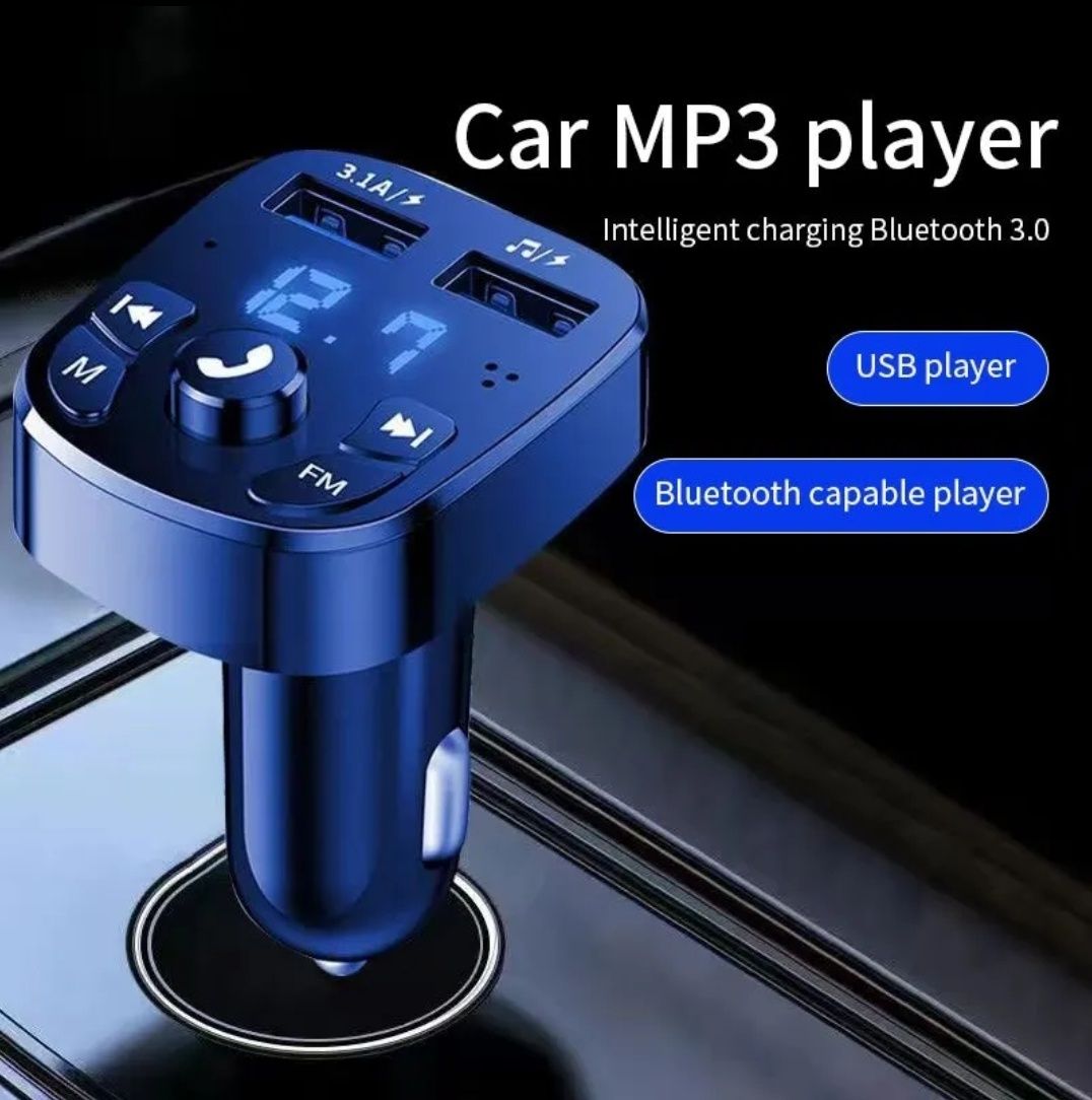 Продам автомобильный FM Bluetooth модулятор S5