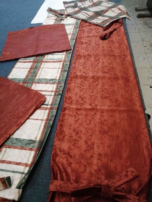 Colcha + porteares+toalhas vintage