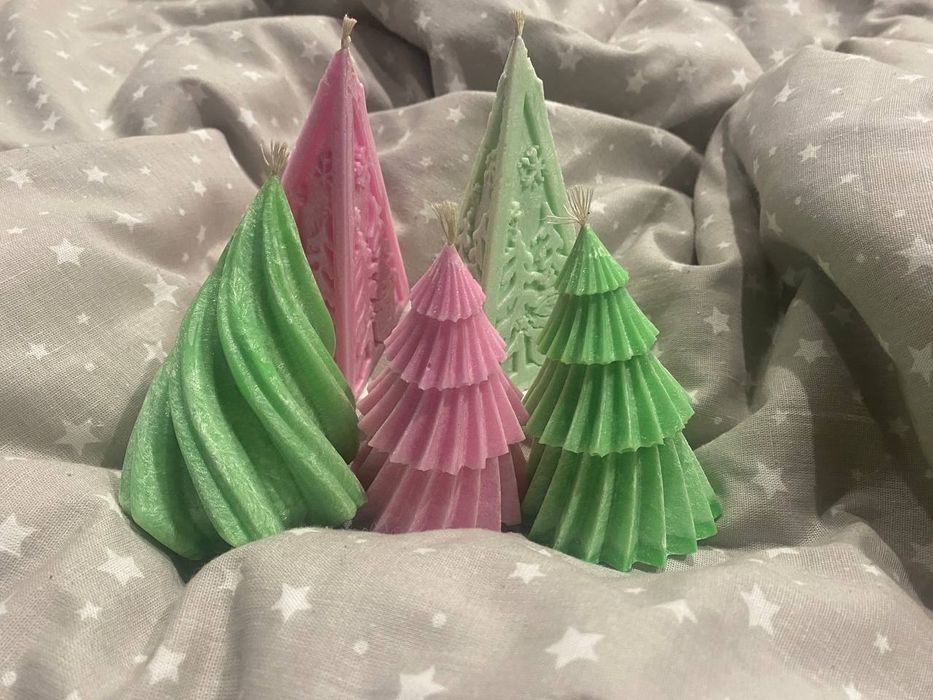 Новорічні воскові свічки