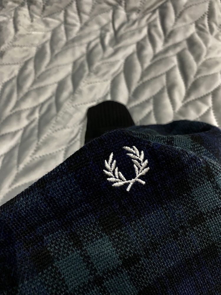 Wełniany sweterek fred perry L/XL