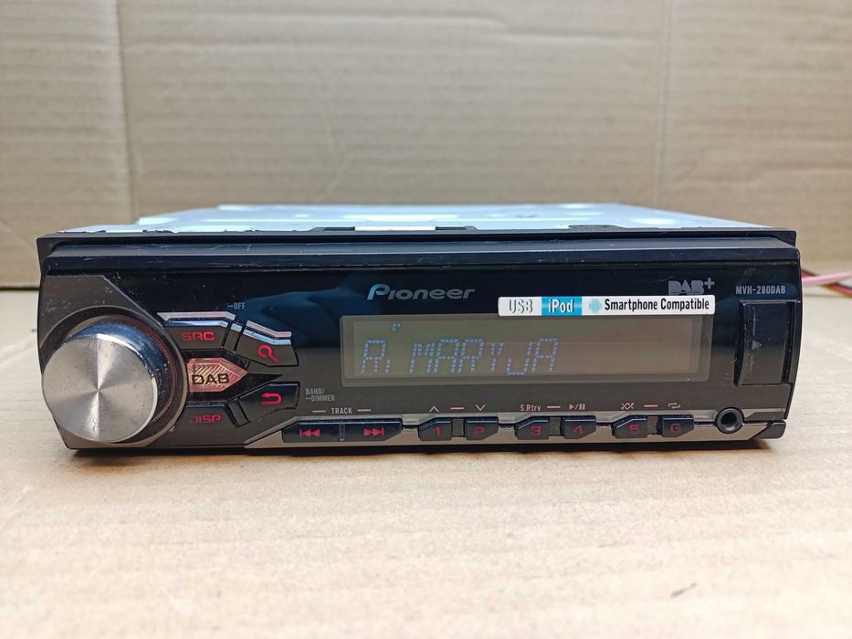 Radio Pioneer MVH-280DAB, DAB+ USB, RCA AUX