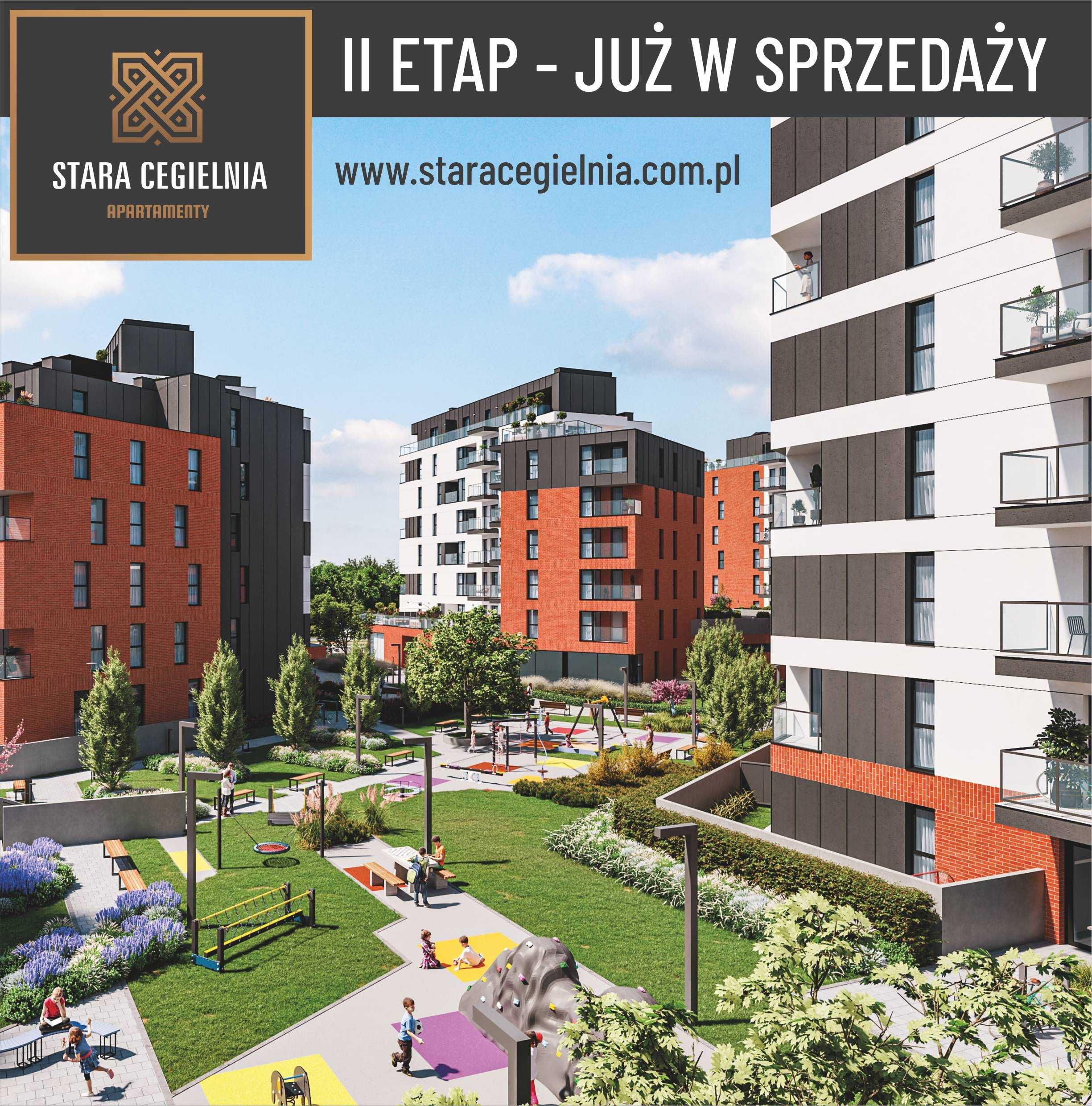 Stara Cegielnia II ETAP- FM52, 39 m.kw. 2 pokoje