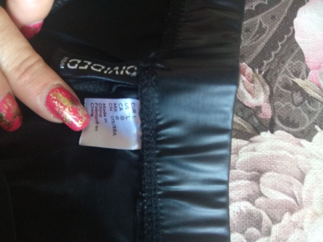 Legginsy lateksowe H&M L