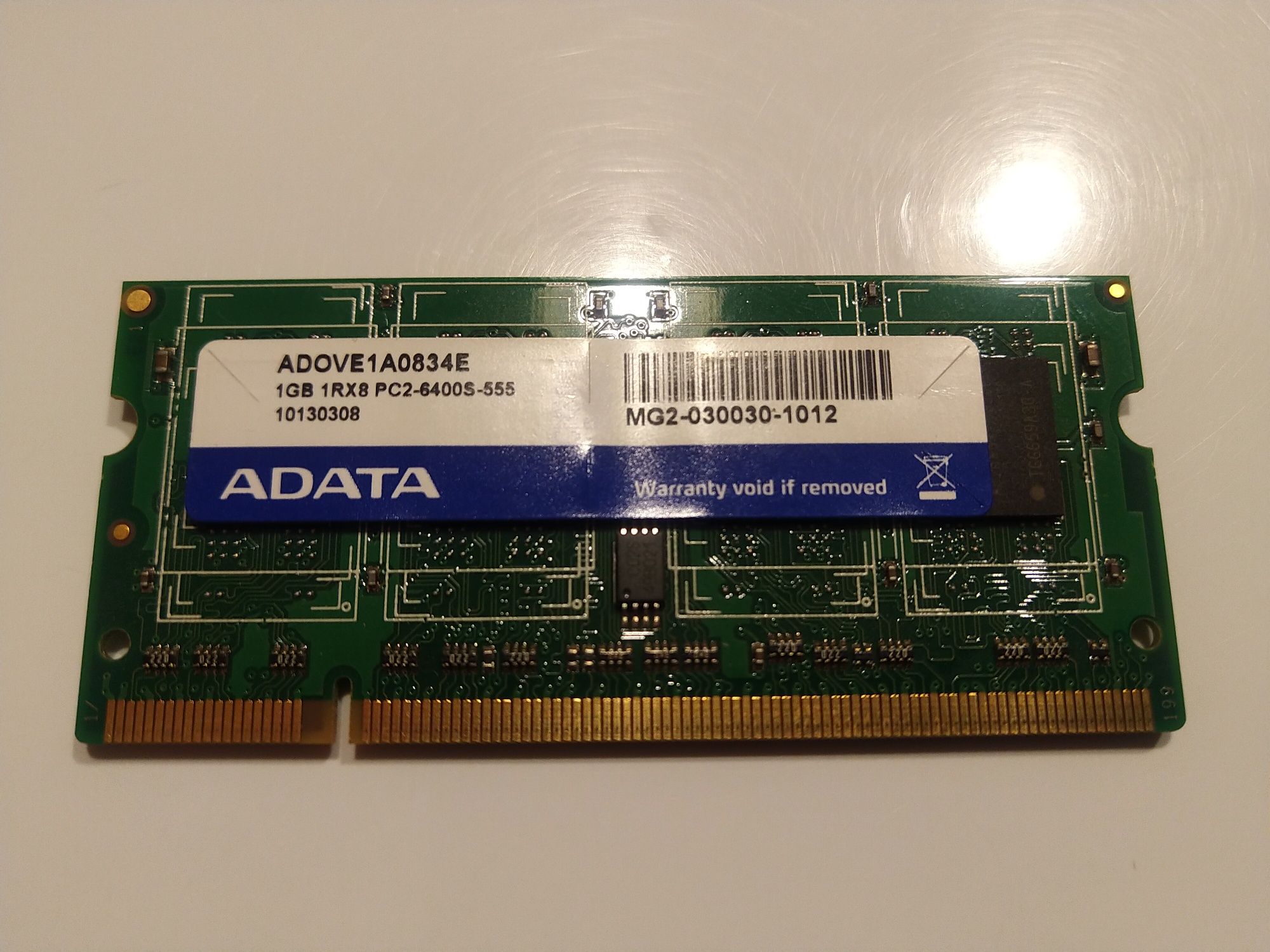 Pamięć RAM 4GB SO-DIMM DDR2 1GB 800 MHz ADATA 4szt do netbooka laptopa