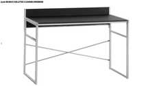 Biurko Tistrup 60cm x 120cm Kolor: Czarny + Srebrny zakupione w Jysk