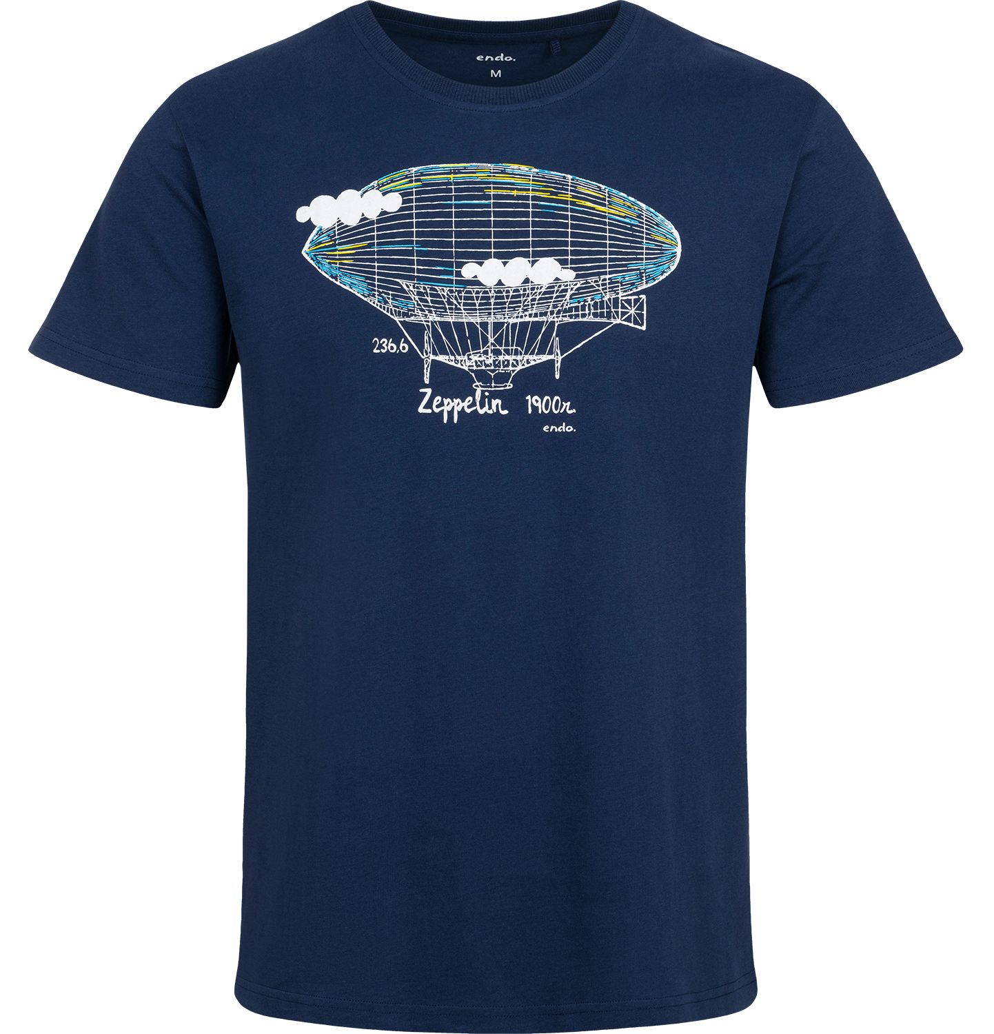T-shirt Koszulka męska bawełna Grantowa XL Sterowiec Zeppelin Endo
