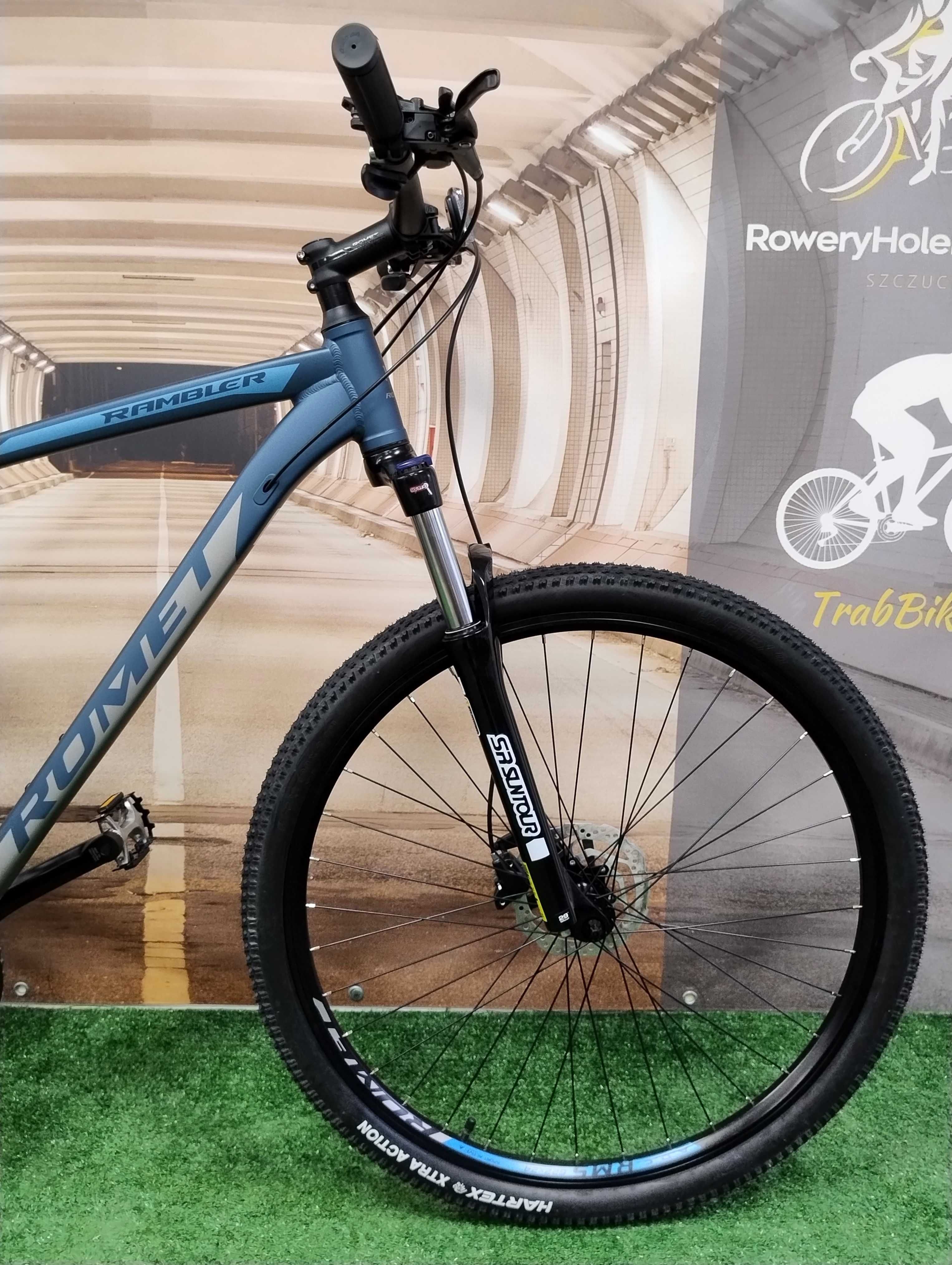 Męski ROWER górski Romet RAMBLER R9.3 29" Rama alum. 20" AMORTYZOWANY
