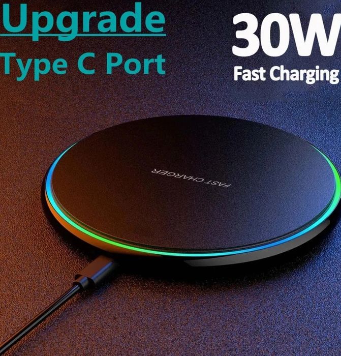 Быстрая беспроводная зарядка.