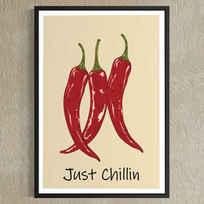Plakat "Just Chillin" 50x70cm
