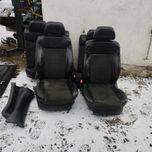 Volkswagen Passat B5 kombi komplet foteli pół skóra alcantara grzane