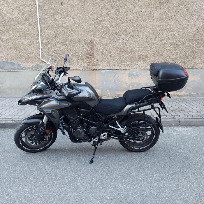 Benelli TRK 502 Zamiana. Nowe opony i napęd, Grzane manetki, handbary, halogeny.