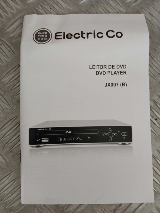 Leitor de DVD usado em bom estado