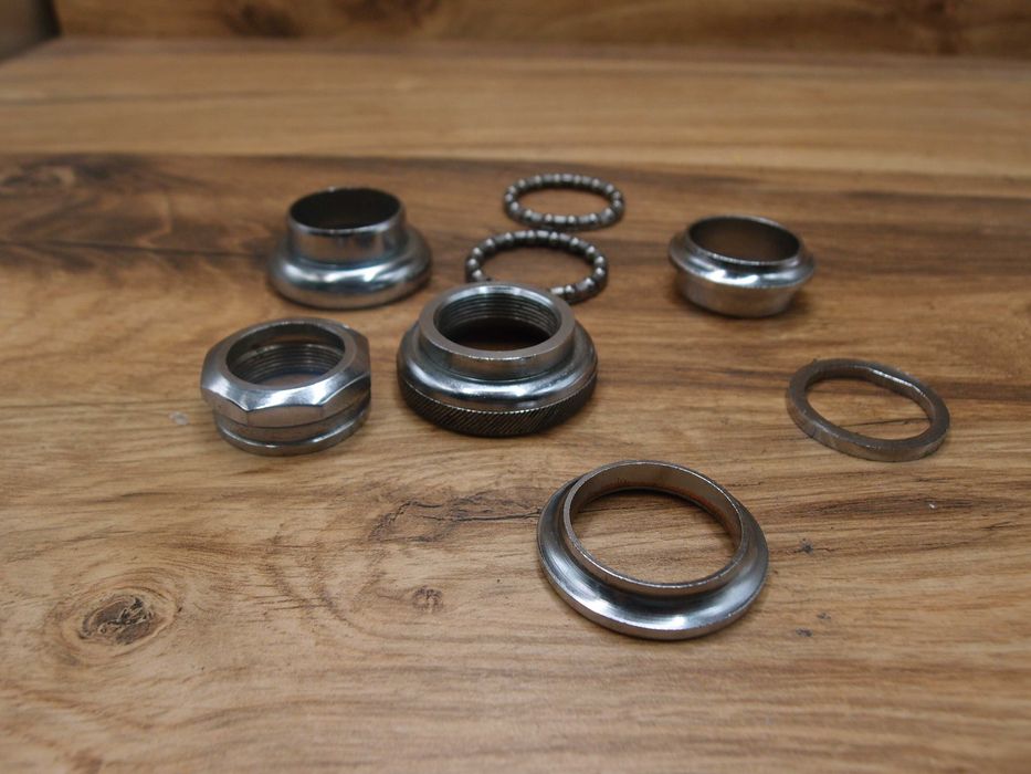 1980s stery rowerowe French standard 25 mm chromowane z CILO