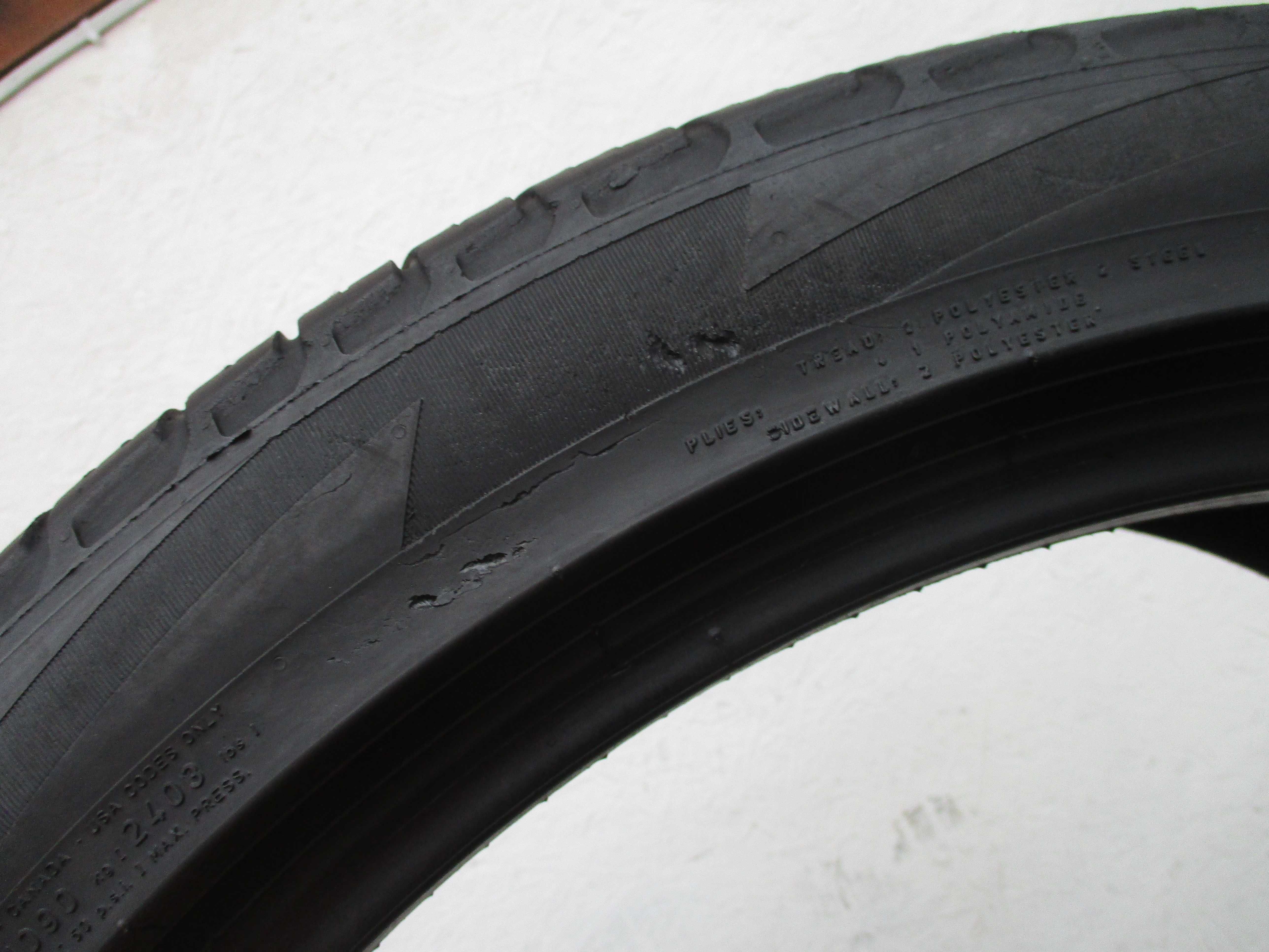 1x 285/40r23 Pirelli Scorpion Zero TM All season 5,2mm 22r.