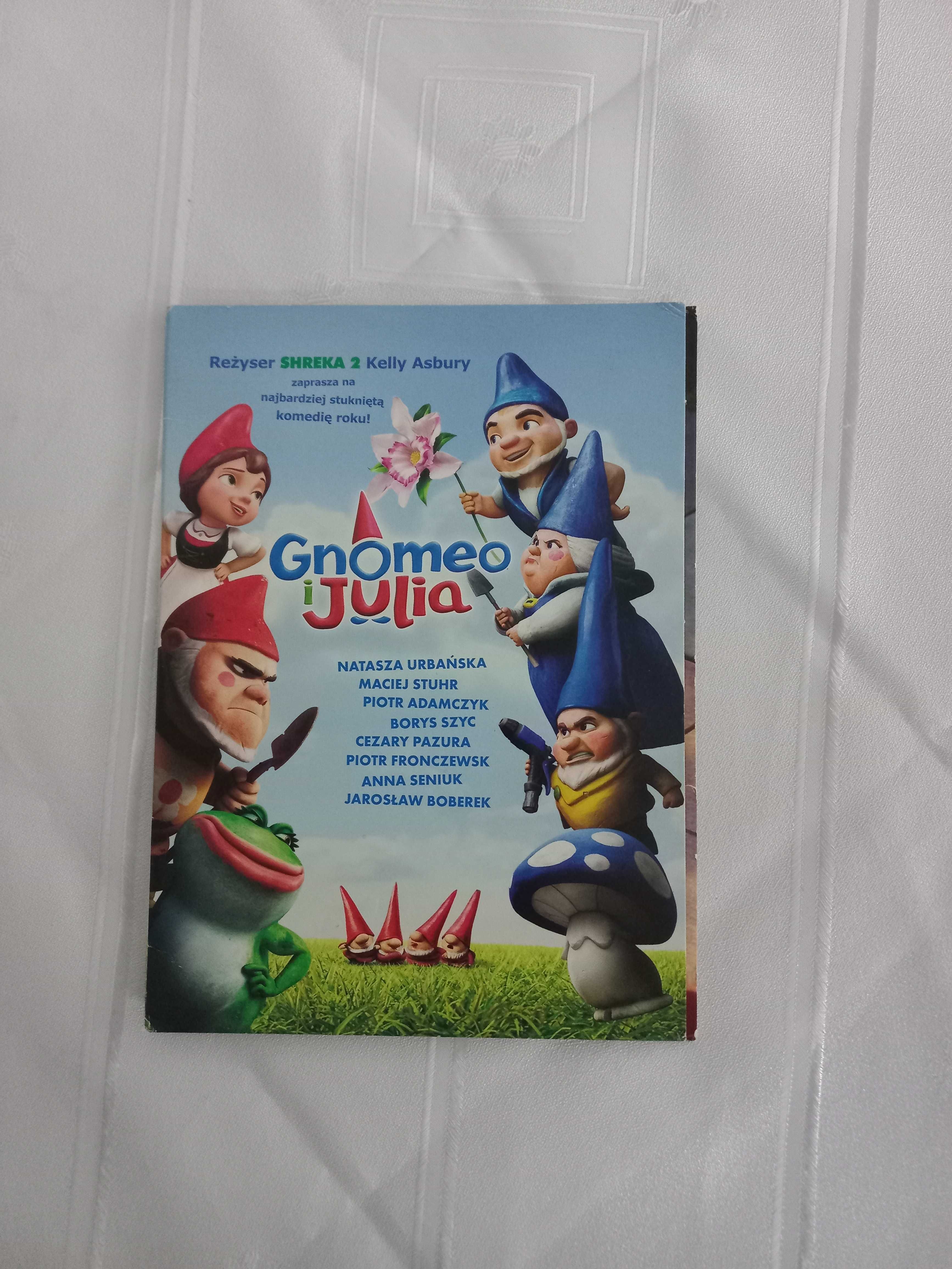 Bajka dla dzieci na dvd Gnomeo i Julia