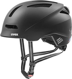 Kask Rowerowy Uvex Urban Planet LED 58-61 cm Black Matt