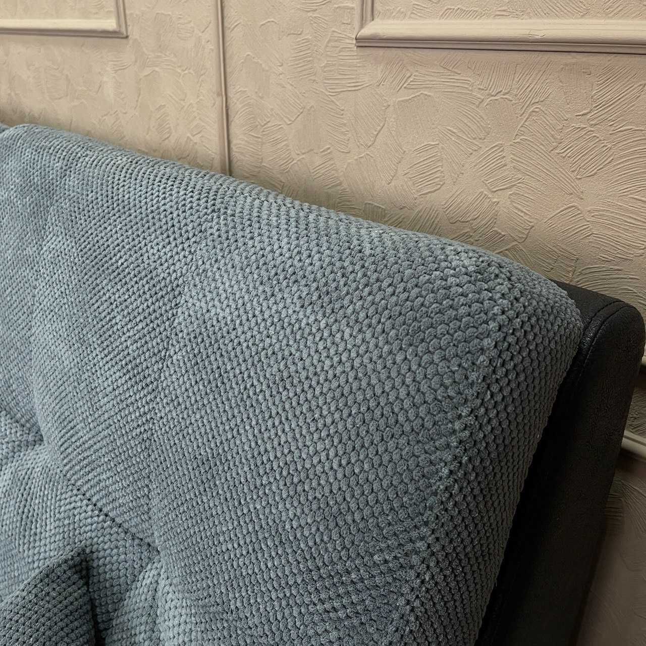 Великий розкладний диван в тканині з нішею