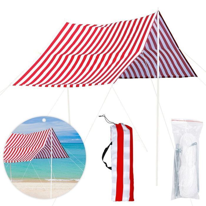 Baldachim plażowy podwójny 165x297x170 cm