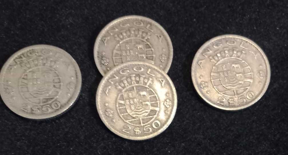 2,5 Escudos, Angola, 1953, 1956 (2) e 1967