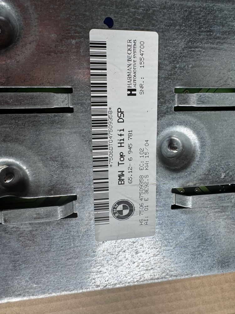 Wzmacniacz Logic7 BMW E60 E61 E63 E64 E81 E82 E87 E88 E90 E91 E92 E93