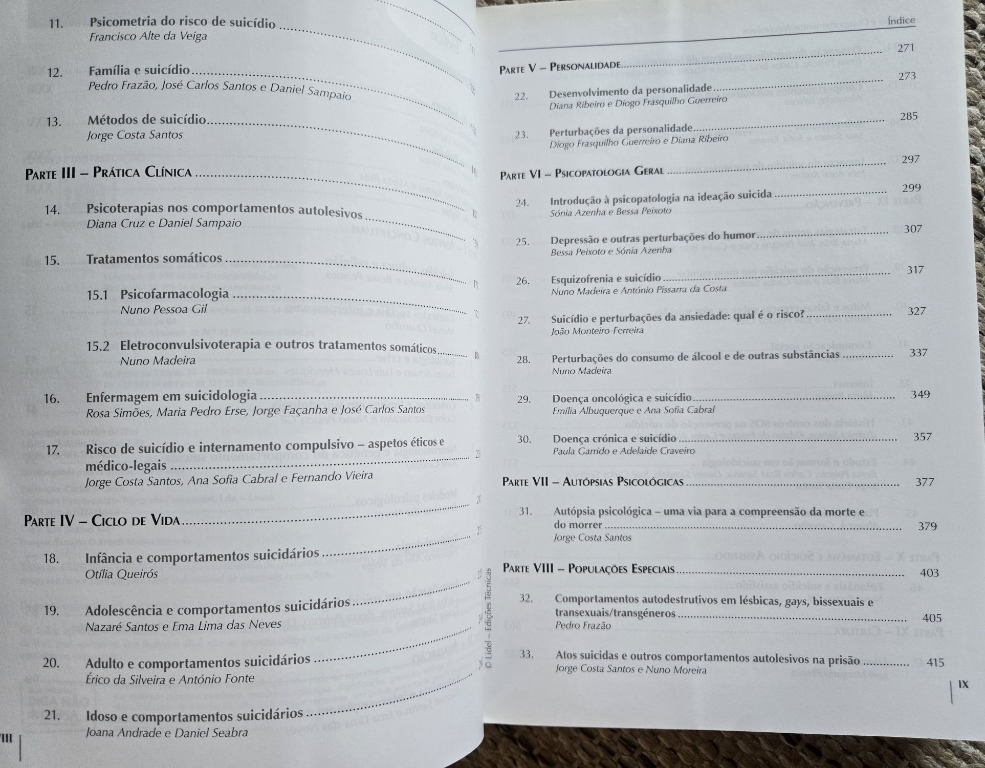 Livro suicídio e Comportamentos autolesivos