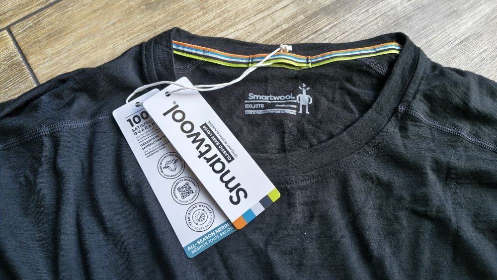 Smartwool – męska koszulka z długim rękawem z wełny MERINO rozm. XXL