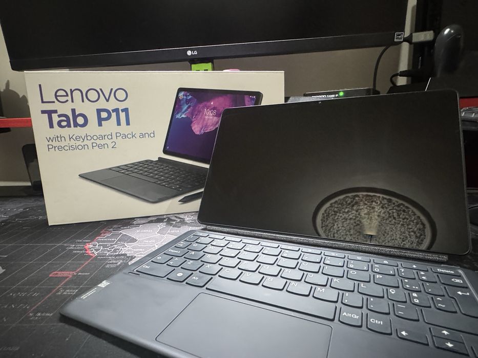 Tablet Lenovo tab P11 + Teclado + Caneta