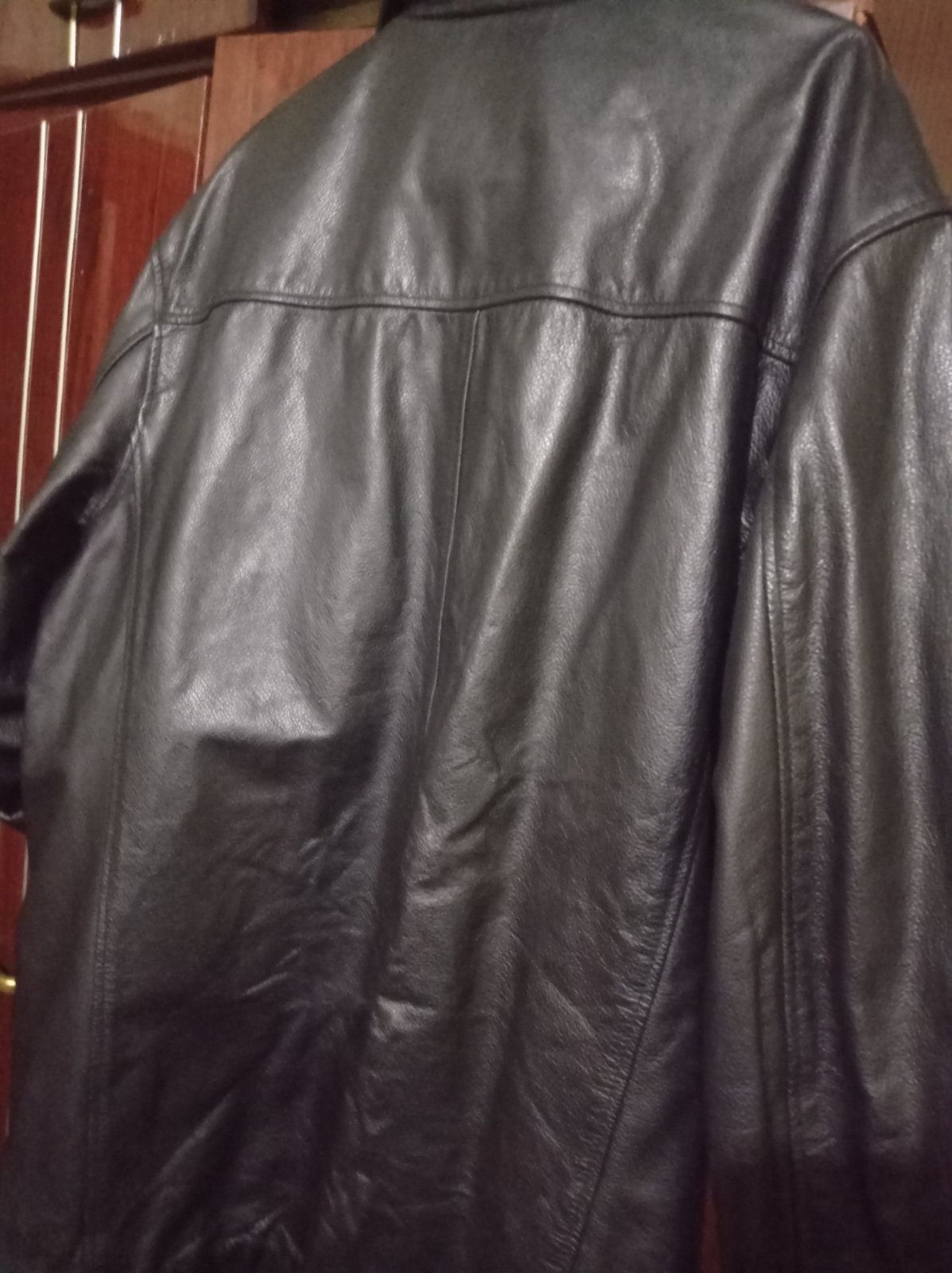 Куртка кожаная. Большой размер