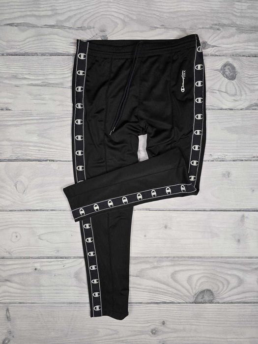 CHAMPION USA Dresy Męskie Spodnie Dresowe Lampasy S/M